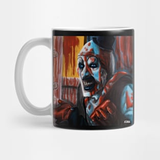 Terrifier "Splatter House" Art The Clown painting (digital) Mug